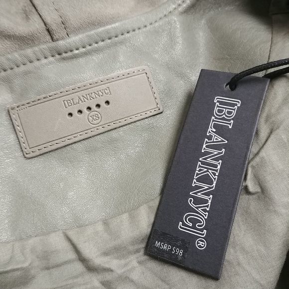 BlankNYC Olive Private‎ Practice Mixed Draped Coat - Picture 11 of 11